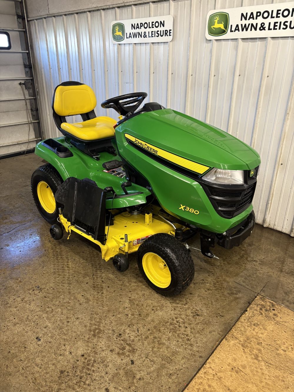2019 X380 Lawn Mower Image 1